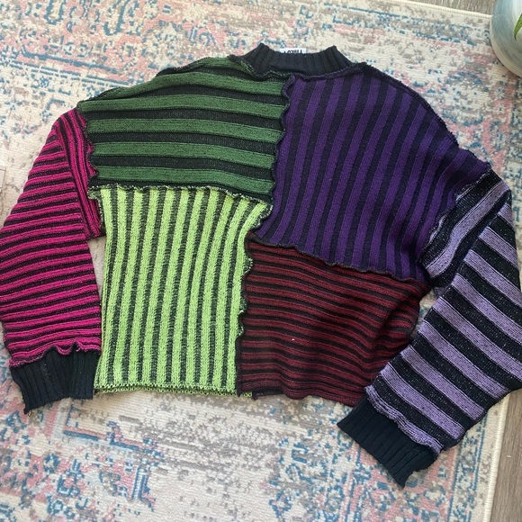 The Ragged Priest Patchwork Sweater - Picture 5 of 6